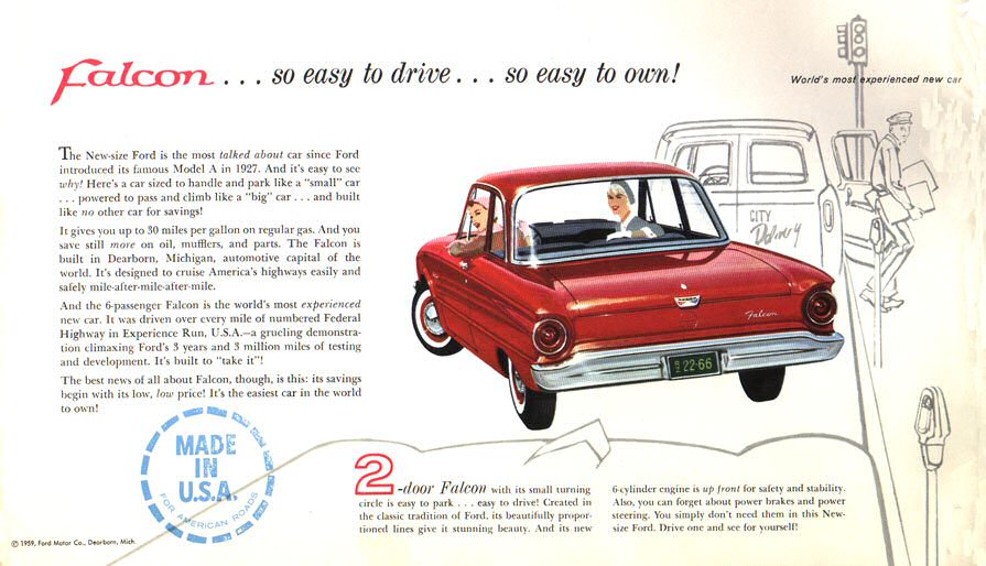 1960 Ford Falcon Brochure Page 11